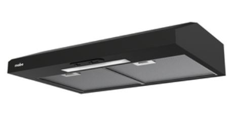 Campana de pared Negra 80 cm Mabe mod.CMPU801NX0