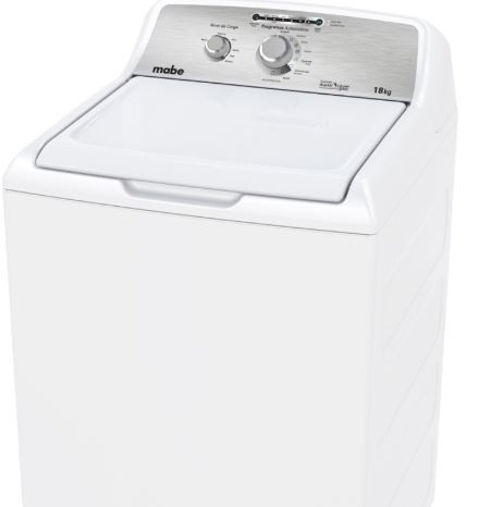 Lavadora Automática  18 kg Blanca Mabe - LMA78112CBAB0