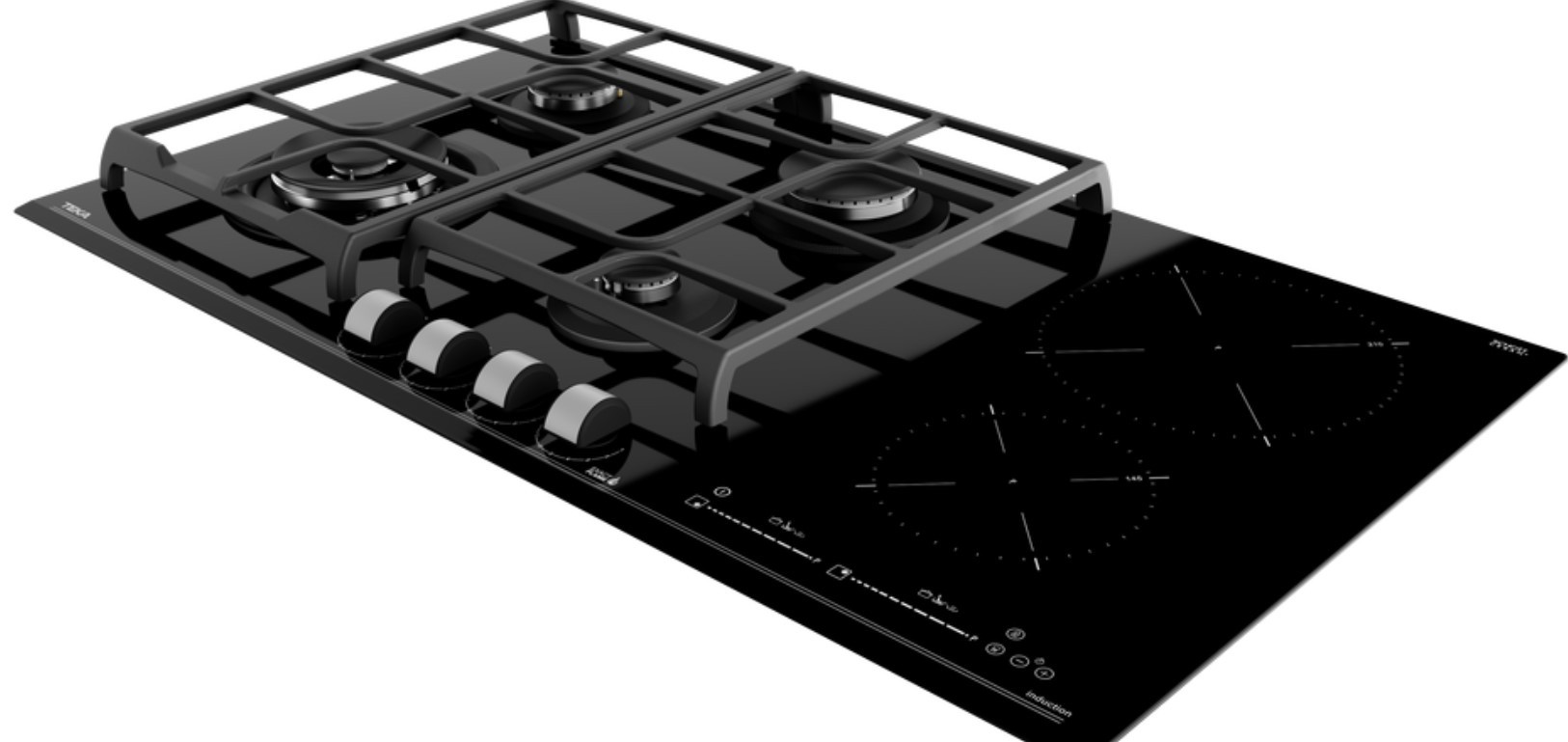 Parrilla de gas e inducción 90cm TEKA JZC96342BBBBK
