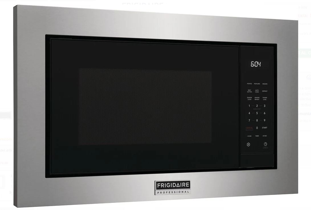 Microondas incorporado 2.2p3 Frigidaire Profesional PMBS3080AF