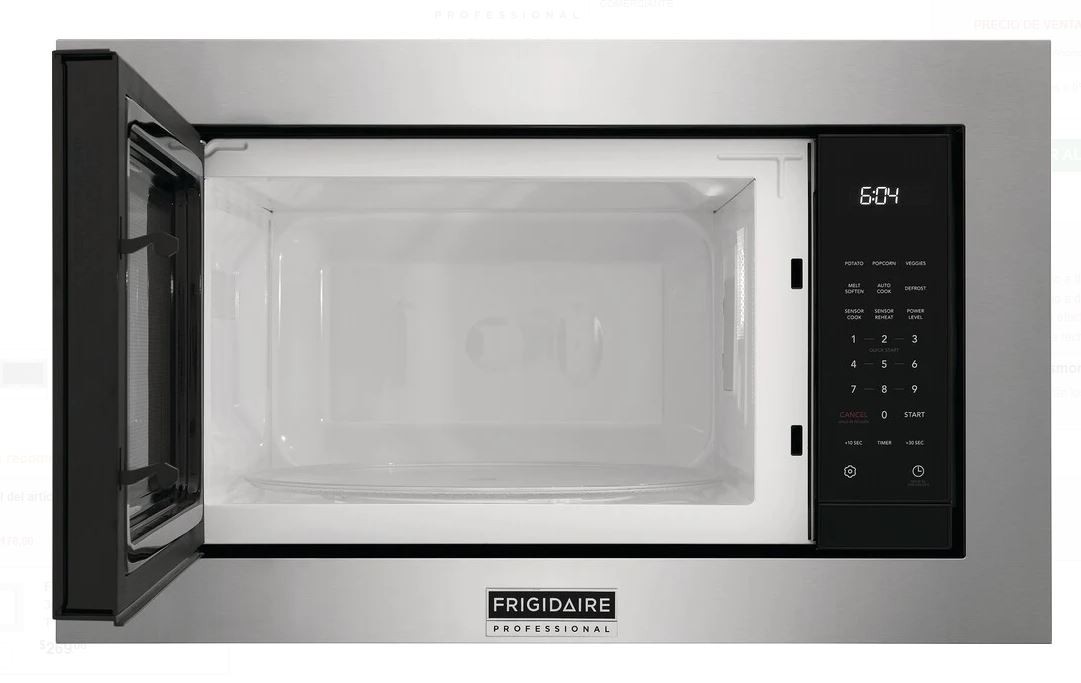 Microondas incorporado 2.2p3 Frigidaire Profesional PMBS3080AF