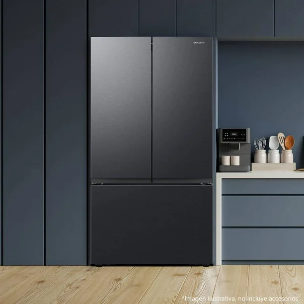 Refrigerador French Door 32 p3 negro SAMSUNG mod. RF32CG5N10B1EM