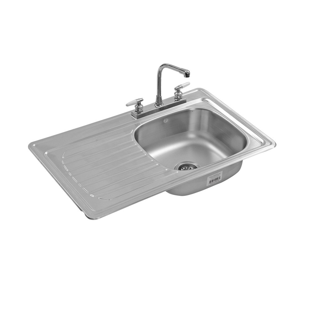 Tarja 1 tina 1 escurridor marca EB acero inoxidable