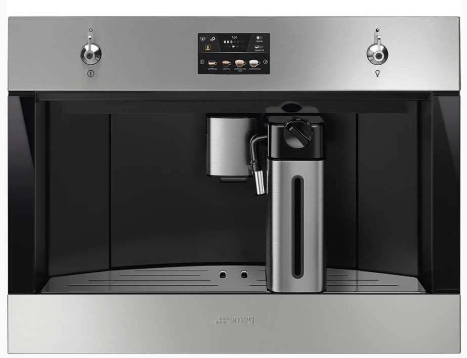 Alkia | Cafetera empotrable Smeg CMSU4303X | Electrodomésticos de Cocina y  Hogar