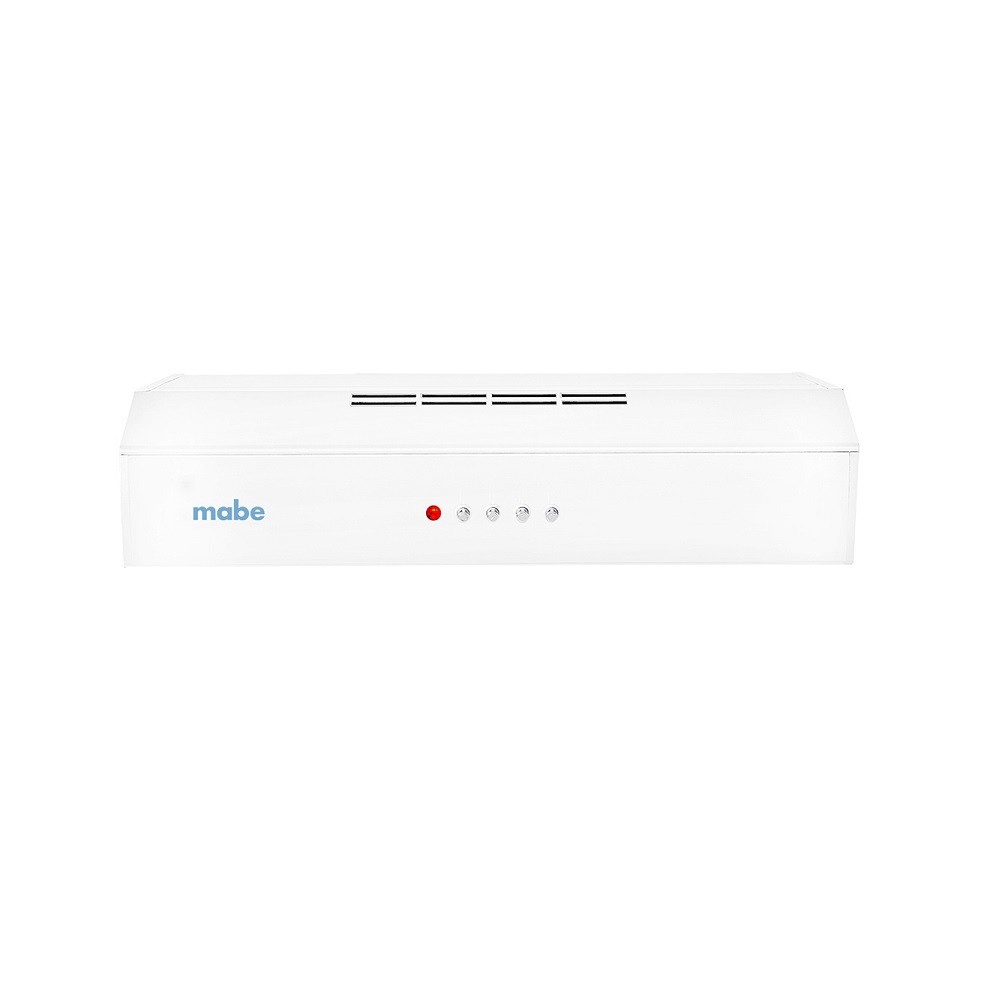 Campana mabe 50cm bajo alacena blanca