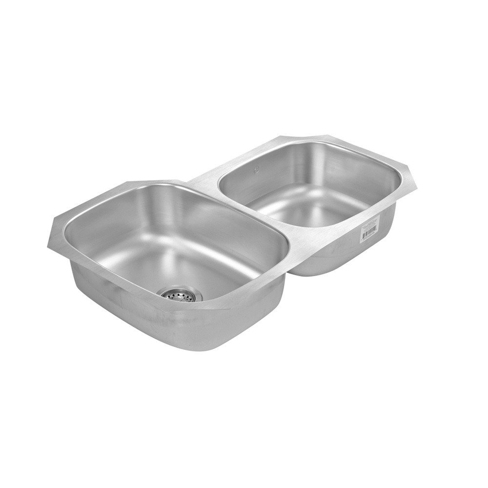 Tarja EB submontar 2 tinas irregulares acero inox