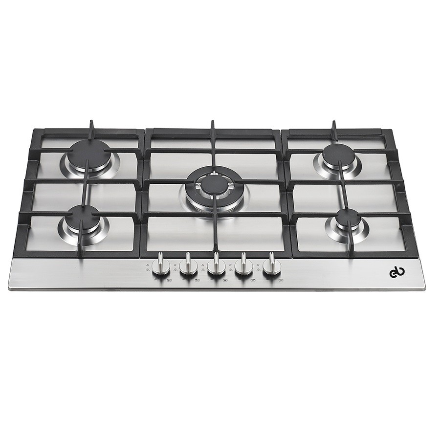 Parrilla de gas 90cm acero inox 5 quemadores