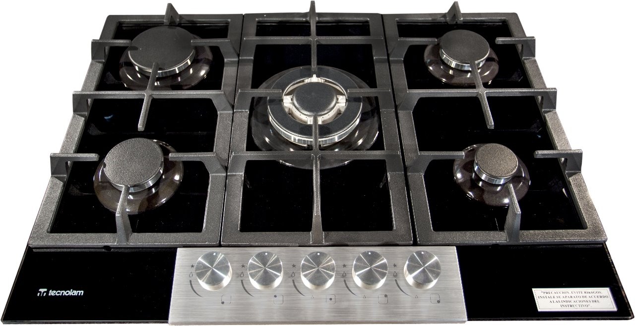 Parrilla de gas 70cm Tecnolam VETRO705.NE