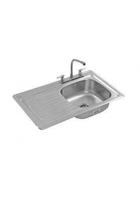 Tarja 1 tina 1 escurridor marca EB acero inoxidable