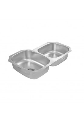 Tarja EB submontar 2 tinas irregulares acero inox