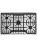 Parrilla de gas acero inoxidable 90cm Frigidaire Profesional FPGC3677RS