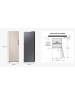 Refrigerador o Congelador 11p3 con panel BeSpoke Samsung mod. RZ32A7445APEM + panel gris mod. RAR23DAA31GG